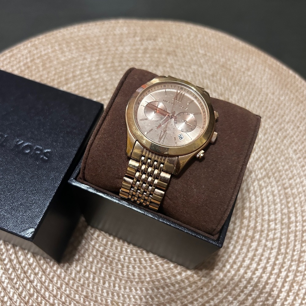 Michael Kors Rose Gold Chronograph Women's Watch